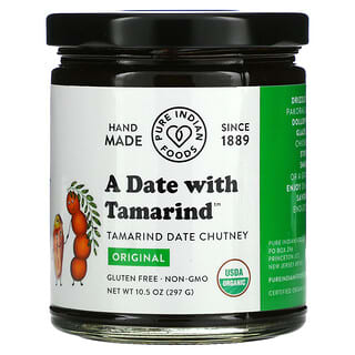 Pure Indian Foods, Dátiles con tamarindo, Original, 297 g (10,5 oz)