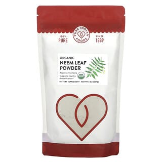 Pure Indian Foods, Organic Neem Leaf Powder, 8 oz (227 g)