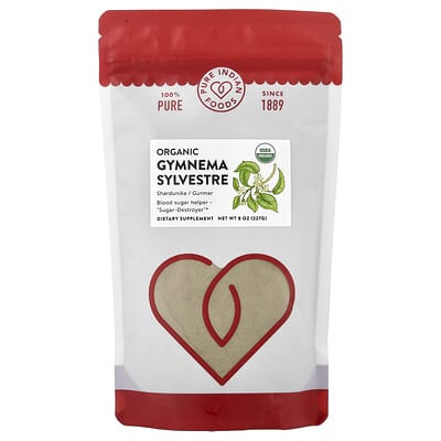 Pure Indian Foods, Organic Gymnema Gymnema, 8 oz (227 g)