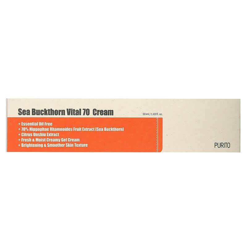 Sea Buckthorn Vital 70 Cream, 1.69 fl oz (50 ml)