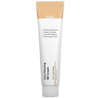 Purito, Cica Clearing BB Cream, SPF 38/PA +++, #21, Light Beige, 1.0 fl oz (30 ml)