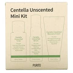Purito, Mini Kit Sem Perfume Centella, Kit com 3 Peças