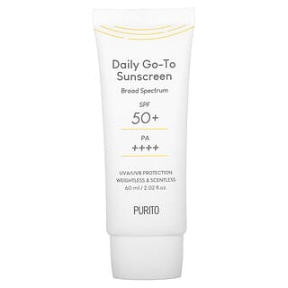 Purito‏, קרם הגנה Daily Go-To, SPF 50+ PA++++, 2.02 אונקיית נוזל (60 מ“ל)