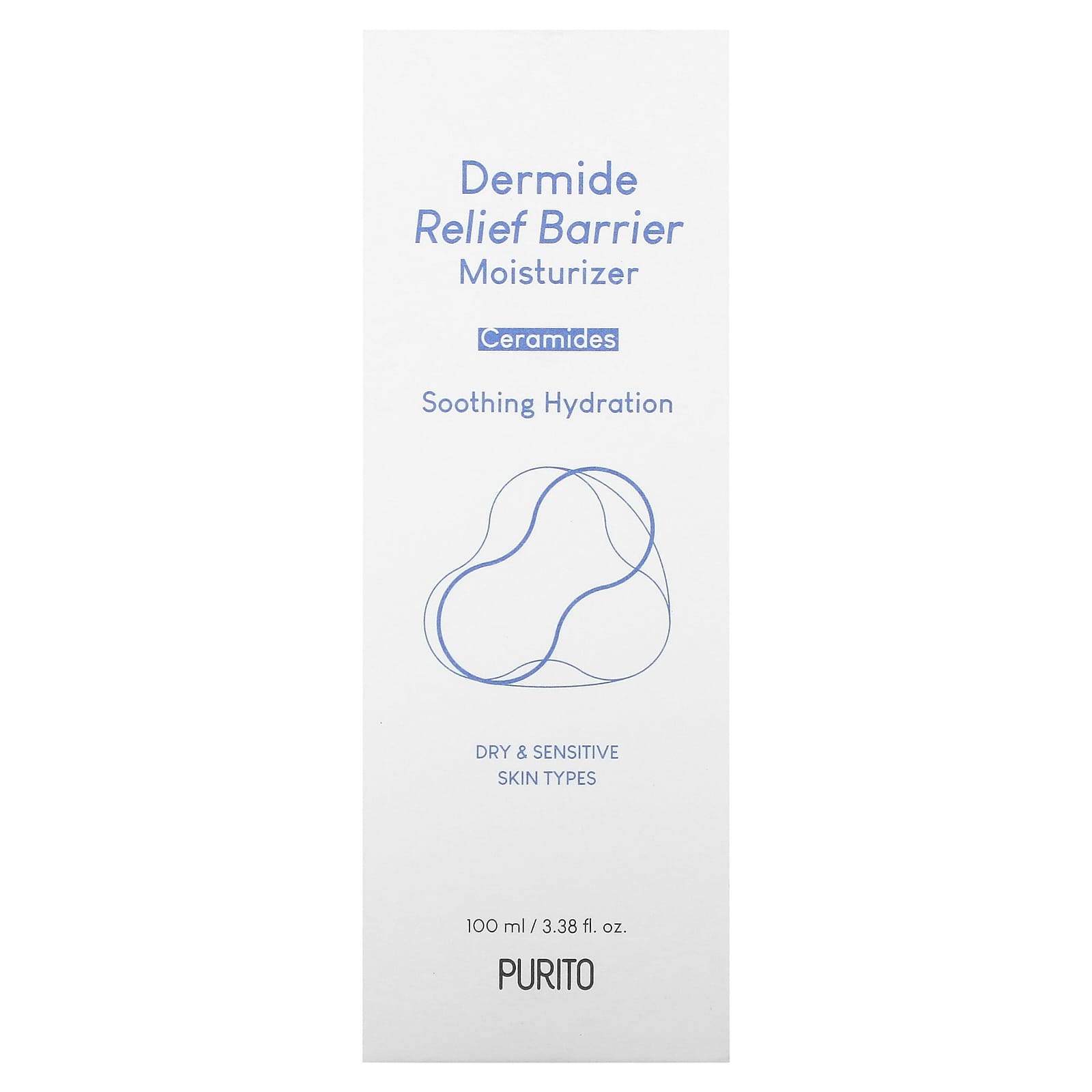 Purito, Dermide Relief Barrier Moisturizer, For Dry & Sensitive Skin, 3.38 fl oz (100 ml) Purito, Dermide Relief Barrier Moisturizer, For Dry & Sensitive Skin, 3.38 fl oz (100 ml)