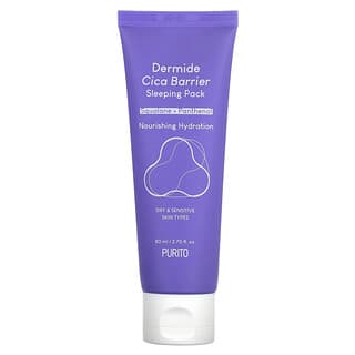بوريتو‏, Dermide Cica Barrier ، كيس النوم ، 2.70 أونصة سائلة (80 مل)