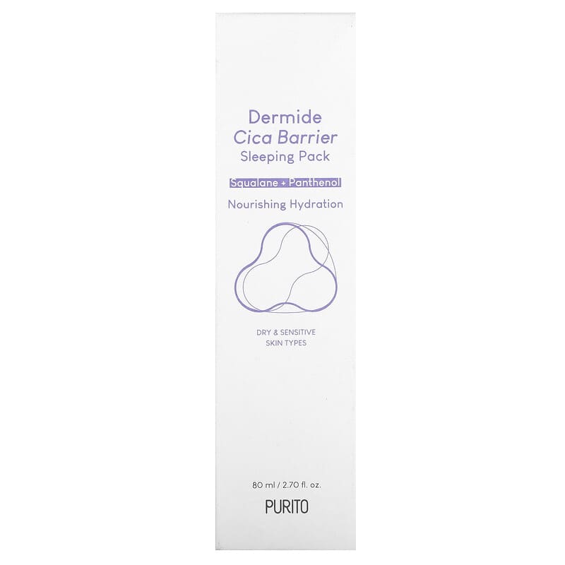 Dermide Cica Barrier, Sleeping Pack, 2.70 fl oz (80 ml)