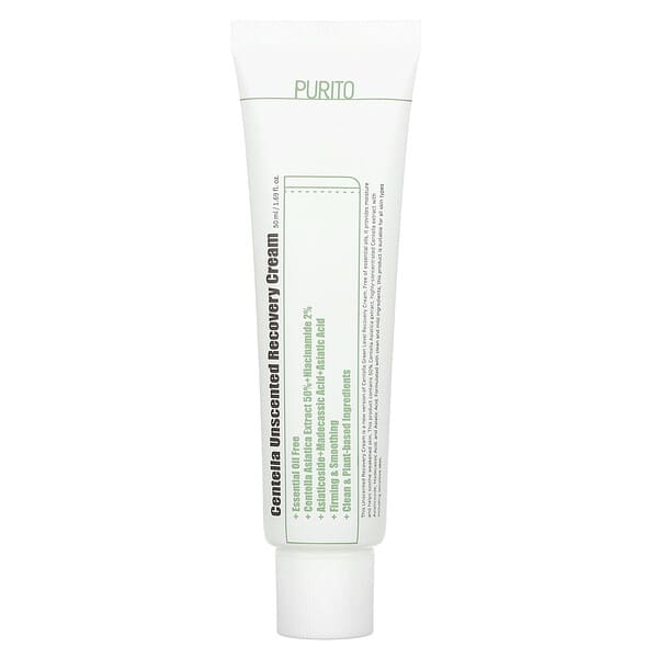Purito, Centella Unscented Recovery Cream, 1.69 fl oz (50 ml)