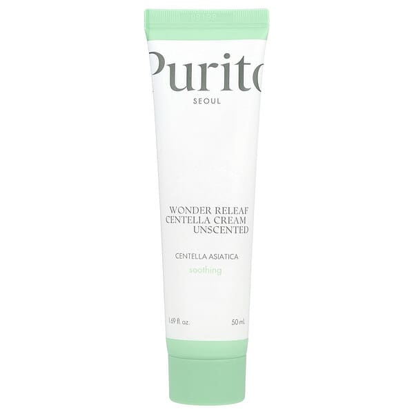 Purito, Wonder Releaf 積雪草霜，無香型，1.69 液量盎司（50 毫升）