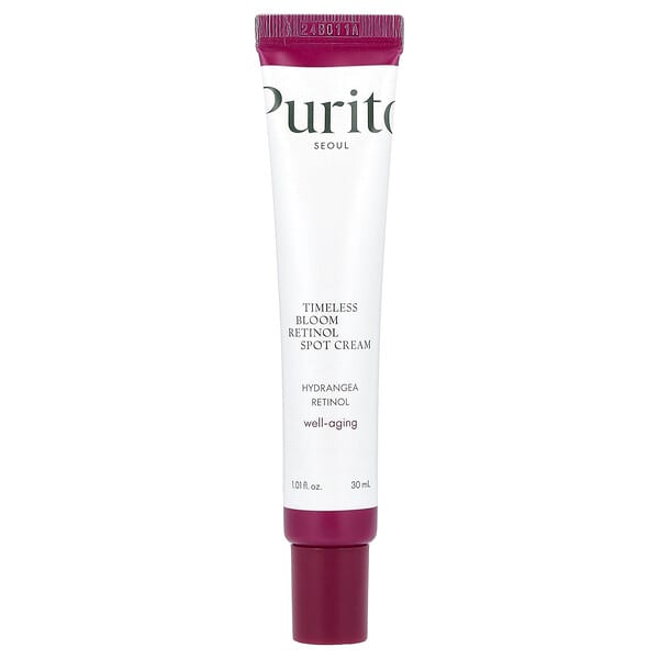 Purito, 타임리스 블룸 레티놀 스팟 크림, 30ml(1.01fl oz)