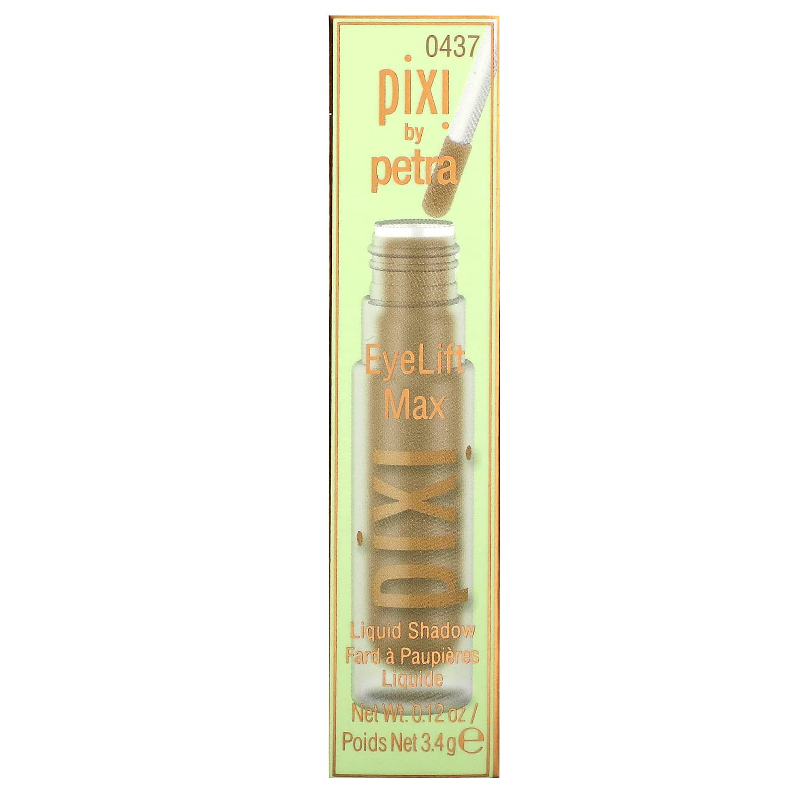 Pixi Beauty, EyeLift Max, Liquid Shadow, 0437 Mocha, 0.12 oz (3.4 g)