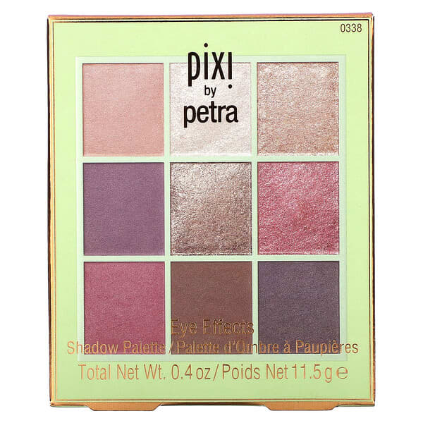 Pixi Beauty, Øyeeffekter, skyggepalett, 0338 Rosette Ray, 11,5 g