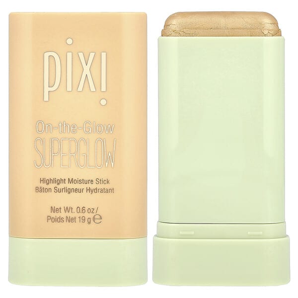 Pixi Beauty, 온-더-글로우 슈퍼글로우, 하이라이트 모이스처 스틱, GoldedGold, 19g(0.6oz)