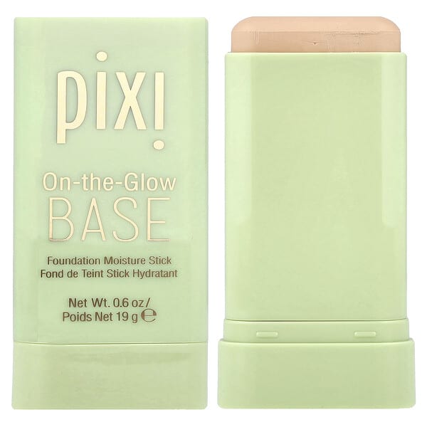 Pixi Beauty, 온-더-글로우 베이스, 파운데이션 모이스처 스틱, 크림, 19g(0.6oz)