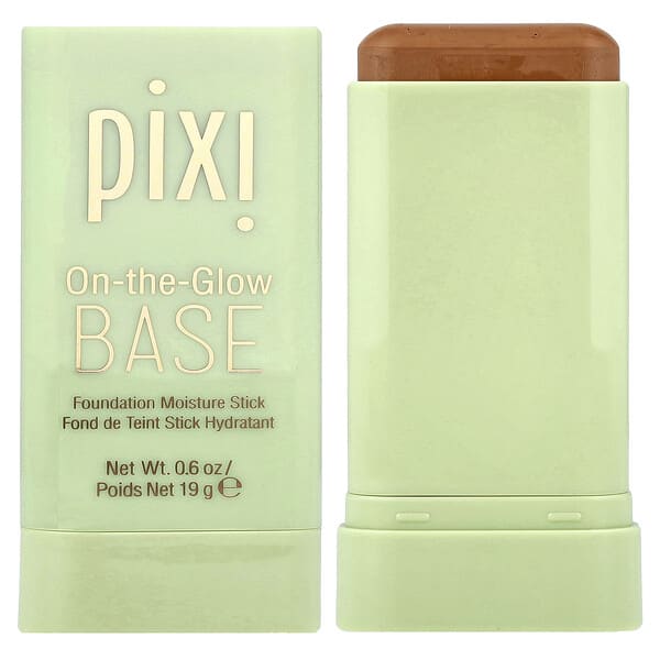 Pixi Beauty, 온-더-글로우 베이스, 파운데이션 모이스처 스틱, 모카, 19g(0.6oz)