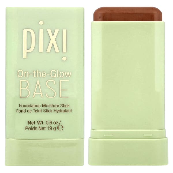 Pixi Beauty, 온-더-글로우 베이스, 파운데이션 모이스처 스틱, 에스프레소, 19g(0.6oz)