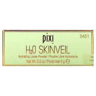 Pixi Beauty, H2O Skinveil, Polvos sueltos hidratantes, 0451 Translúcido, 5 g (0,2 oz)