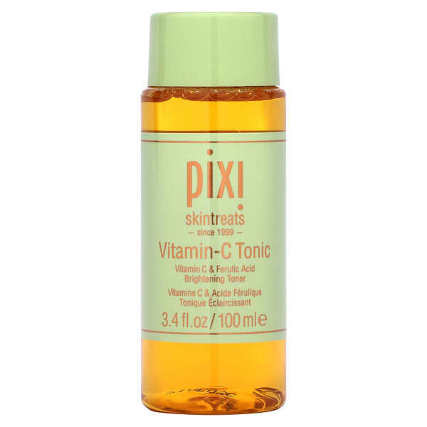 Pixi Beauty‏, Skintreats، تونيك فيتامين-جـ، تونر لتفتيح البشرة، 3.4 أونصة سائلة (100 مل)