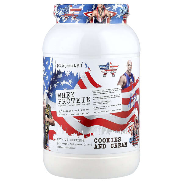 Whey Protein, High-Quality Protein Complex, American Dream, Cookies and Cream, 2 lbs (907 g)