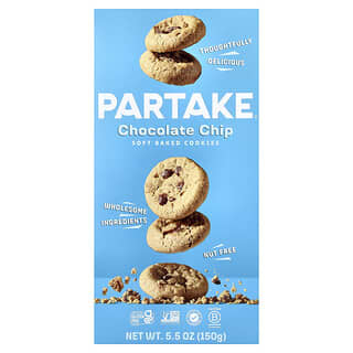 Partake, Kuki Lembut, Cip Coklat, 5.5 oz (156 g)