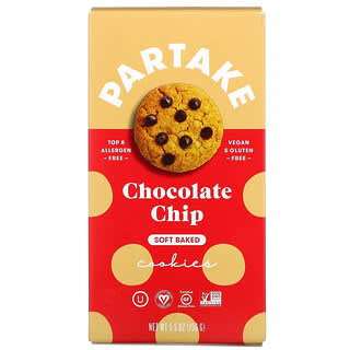 Partake, Soft Baked Cookies, Chocolate Chip, 5.5 oz (156 g)