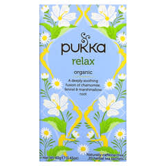 Pukka Herbs, Bio-Kräutertee, Relax, koffeinfrei, 20 Beutel, 40 g (1,41 oz.)
