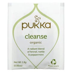 Pukka Herbs, Organic Herbal Tea, Cleanse, Caffeine Free, 20 Sachets, 1.27 oz (36 g)