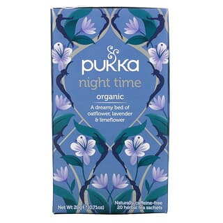 Pukka Herbs, Thé du soir, Naturellement sans caféine, 20 sachets de tisane, 20 g
