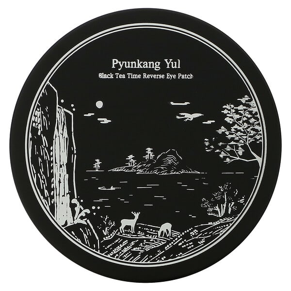 Pyunkang Yul, Patch pour les yeux Black Tea Time, 60 patchs, 1,4 g chacun