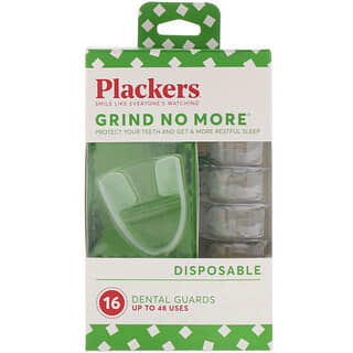 Plackers, Grind No More, Protège-dents jetables, 16 unités