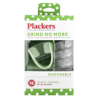 Plackers, Grind No More®, Disposable, Dental Guards, 16 Count