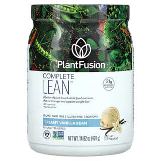 PlantFusion, Complete Lean（コンプリートリーン）、クリーミーバニラビーン、420g（14.82オンス）