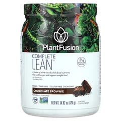 PlantFusion, Complete Lean, шоколадный брауни, 420 г (14,82 унции)