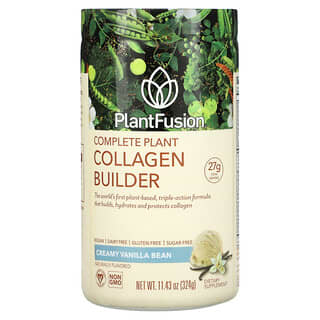 PlantFusion, Complete Plant Collagen Builder, Creamy Vanilla Bean, 11.43 oz (324 g)