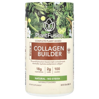 PlantFusion, Complete Plant-Based Collagen Builder, Natural Flavor, 10.58 oz (300 g)
