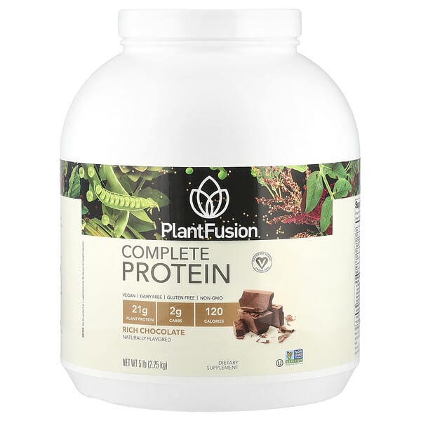 PlantFusion Complete Protein, Rich Chocolate, 5 lb (2.25 kg)