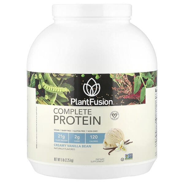 PlantFusion Complete Protein, Creamy Vanilla Bean, 5 lb (2.25 kg)