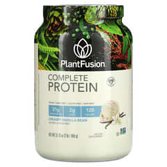 PlantFusion, Proteína completa, Vaina de vainilla cremosa, 900 g (2 lb)