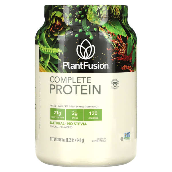 PlantFusion, Complete Protein, natürlich, 840 g (1,85 lb.)