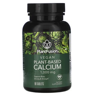 PlantFusion, Calcio vegano de origen vegetal, 333 mg, 90 comprimidos