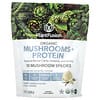Organic Mushrooms + Protein, Creamy Vanilla Bean, 1 lb (456 g)