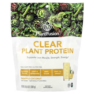 PlantFusion, Clear Plant Protein, Ananas Kokos, 300 g