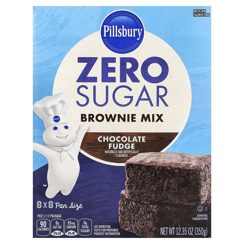 砂糖不使用、ブラウニーミックス、チョコレートファッジ、350g（12.35