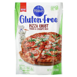 Pillsbury, Masa para pizza, Mezcla fina y crujiente, Sin gluten, 184 g (6,5 oz)