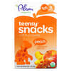 Plum Organics, Teensy Soft Fruits Snacks, Tots, Peach, Fruchtsnack für Kleinkinder, Pfirsich, 5 Päckchen, je 10 g (0,35 oz.)