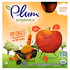 Plum Organics, Applesauce Mashups with Carrot & Mango, 4 Pouches, 3.17 oz (90 g) Each
