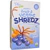 Kids, Fruit & Veggie Shredz, Rooty Blues, 5 Packs, .63 oz (18 g) Each