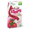 Kids, Fruit Straws, Strawberry Vanilla, 5 Packs, 0.49 oz (14 g) Each