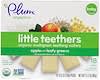Little Teethers, 유기농 멀티그레인 티딩 웨이퍼, 잎이 많은 채소와 사과, 6팩, 개당 15g(0.52oz)
