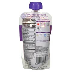 Plum Organics, Mighty 4, 4 Food Group Blend, Tots, Apple, Blackberry, Purple Carrot, Greek Yogurt, Oat, 4 oz (113 g)
