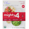 幼儿，Mighty 4，4组食物的营养组合，草莓-香蕉、羽衣甘蓝、希腊酸奶燕麦、苋菜，4袋，每袋4盎司（113克）